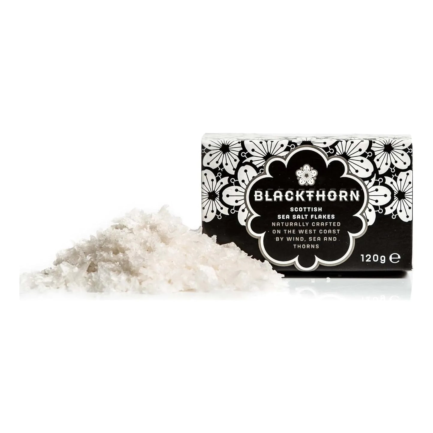 Copos De Sal Marina Natural Sin Refinar 120g Caja Gourmet - Scottish Gourmet