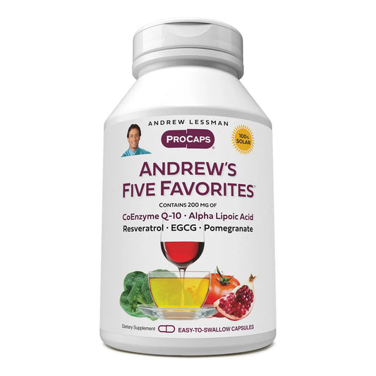 Cápsulas Antioxidantes Coenzima Q10 Resveratrol EGCG Granada Ácido Alfa Lipoico 30 Unidades