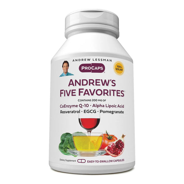 Cápsulas Antioxidantes Coenzima Q10 Resveratrol EGCG Granada Ácido Alfa Lipoico 30 Unidades