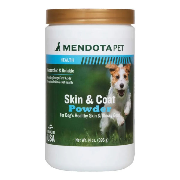 Polvo Para Piel Y Pelaje Saludable 14 Oz Suplemento Con Omega 3 6 9 Para Perros