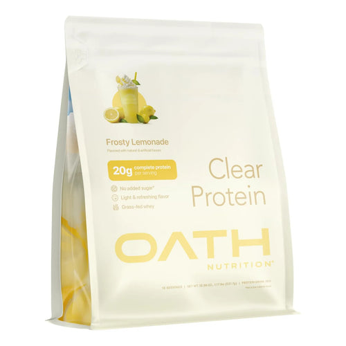 Proteína De Suero Transparente Oath Nutrition 18 Porciones Sabor Limonada Helada