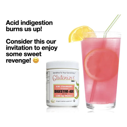 Digestive Aid Kiwi Fresa 2000 Mg Vitamina C Enzimas Digestivas Veganas Para Indigestion Y Reparacion Intestinal