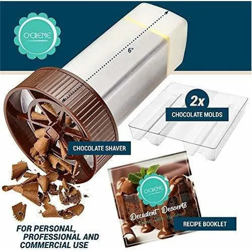 Afeitadora De Chocolate Ocreme Rallador Y Cortador Profesional Para Postres
