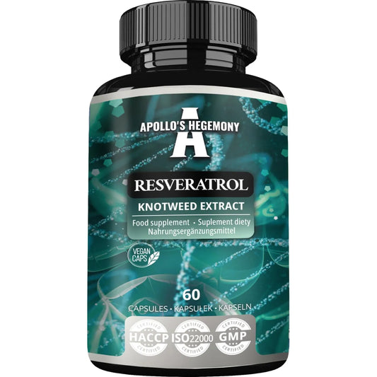 Resveratrol 400 Mg 60 Capsulas Veganas Antioxidante Natural Apollo's Hegemony