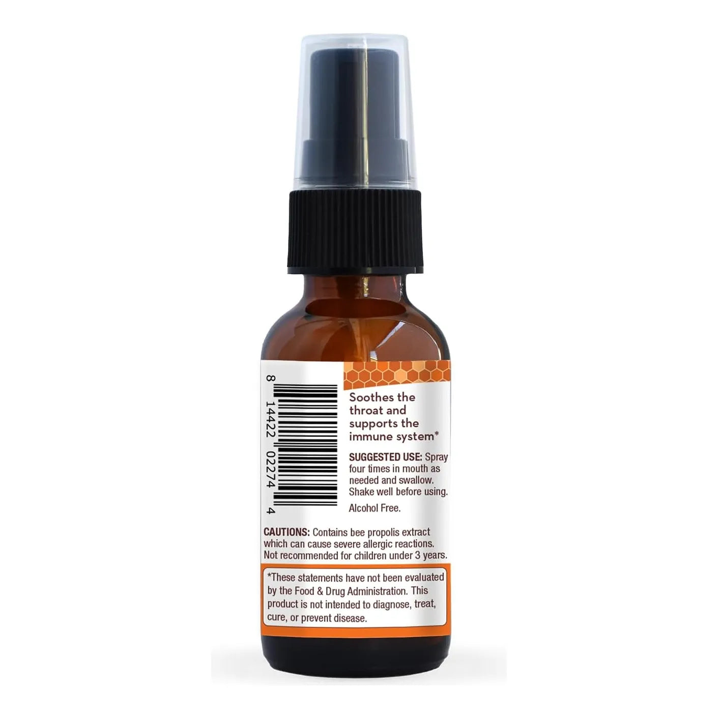 Spray Garganta Miel Propoleo Manuka 30ml Alivio Natural Importado