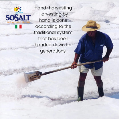 Sal Marina Gruesa Siciliana Trapani 750g Secada Al Sol Agitador Premium