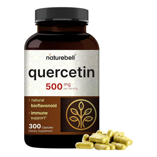 Quercetina 500 Mg 300 Capsulas Apoyo Inmunologico NatureBell