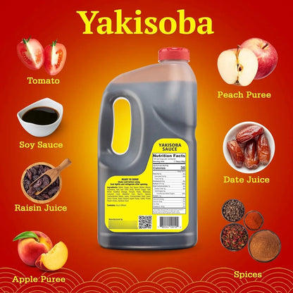 Salsa Yakisoba Vegana Autentico Sabor Umami 2.4 Litros Somos Importaciones Gold