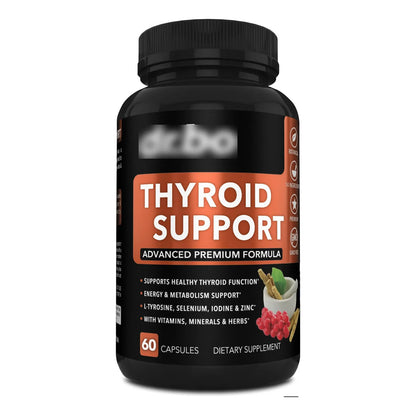 Suplemento Tiroides L Tirosina Selenio Yodo Zinc Ashwagandha Energia Metabolismo