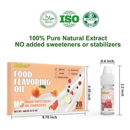 Aceite Aromatizante 28 Sabores 100 Puro Extracto Liquido Natural Multi Uso