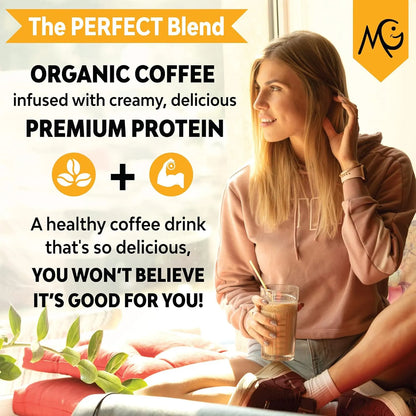Café De Colágeno Moca Sin Lácteos 20G Proteína Energía Piel Radiante