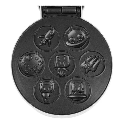 Máquina Para Hacer Gofres Del Espacio Exterior Waffle Wow Modelo 2090 7 Diseños Galácticos Antiadherente
