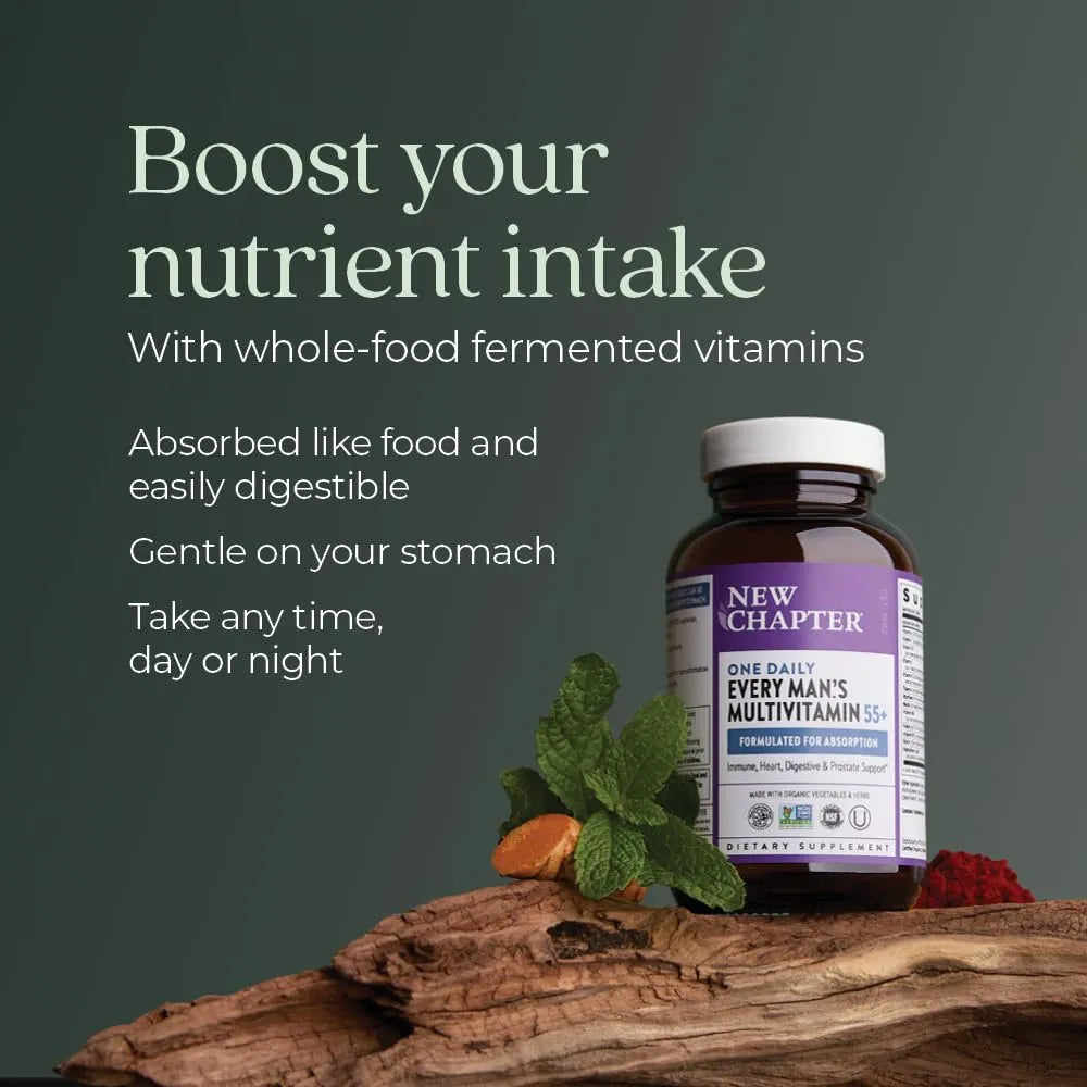 Multivitamínico Hombres 50 Plus Con Probióticos Y Astaxantina Apoyo Inmunológico Y Energía