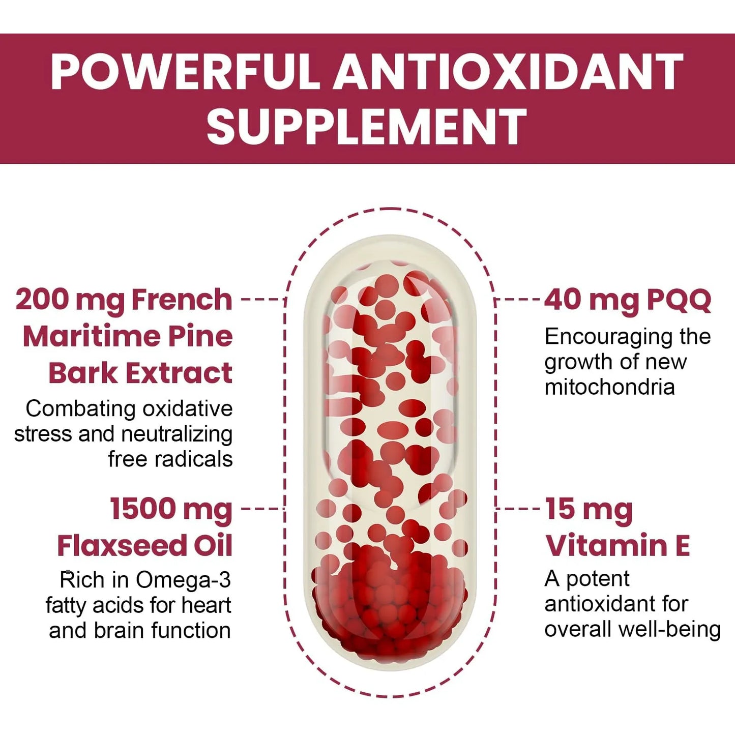 Extracto De Corteza De Pino Marítimo Francés 200 Mg Doble Absorción 120 Cápsulas
