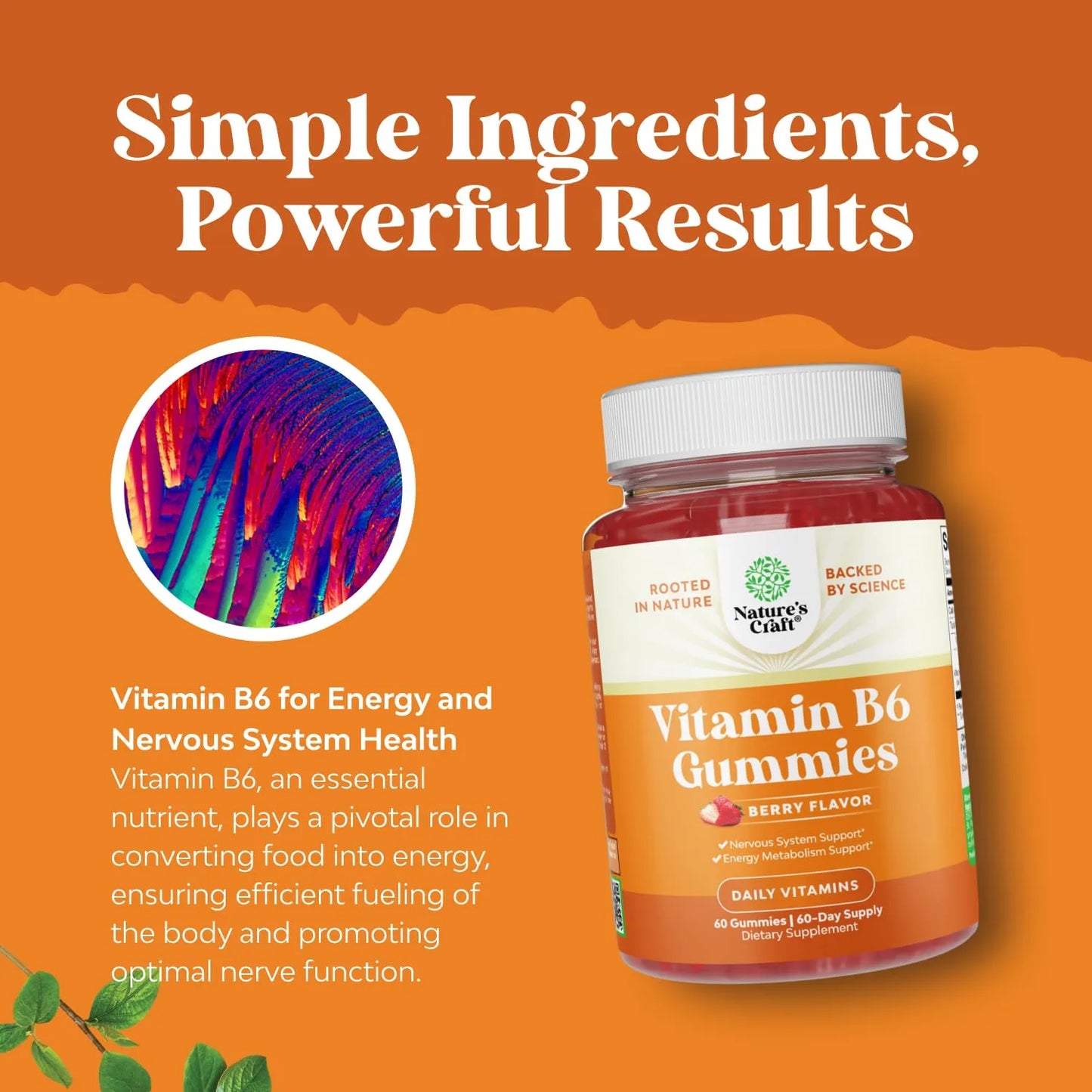 Gomitas Vitamina B6 50 Mg Apoyo Inmunologico Y Estado De Animo Veganas