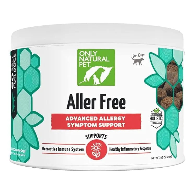 AllerFree Suplemento Para Alergias En Perros Soporte Inmunologico Y Digestivo 60 Unidades Pack De 2