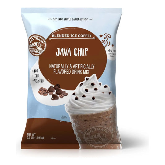Mezcla Para Preparar Café Helado Sabor Intenso Big Train 900g