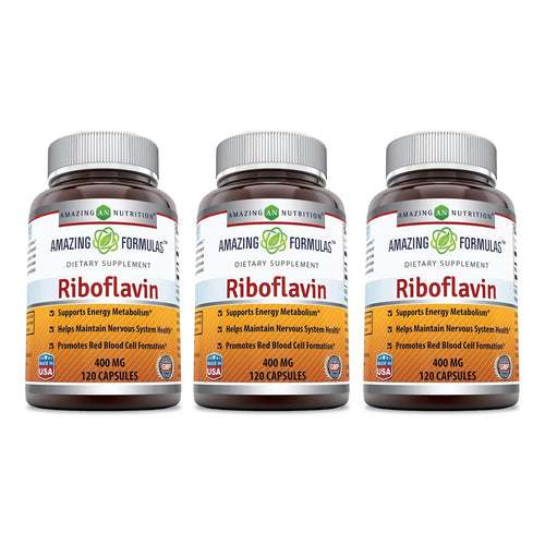Suplemento De Riboflavina 400mg Promueve Sangre Saludable Y Energía
