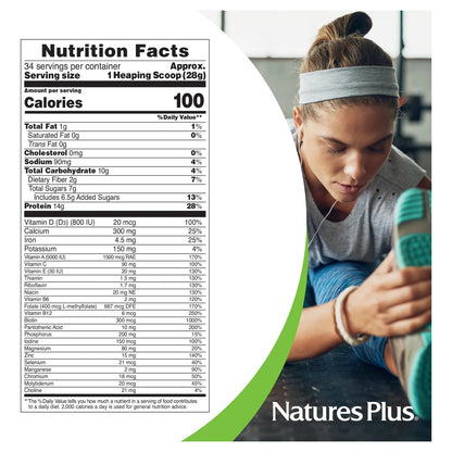 Batido De Proteínas Chocolate Plantas SPIRU-TEIN 2.1 Kg Energía Y Sabor