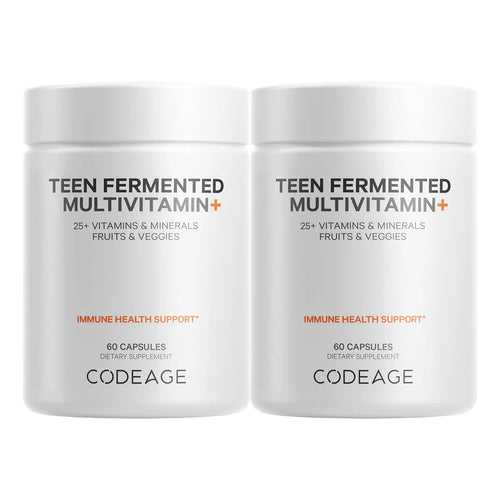 Daily Teen Multivitamínico Orgánico Con Probióticos Y Enzimas Paquete De 2