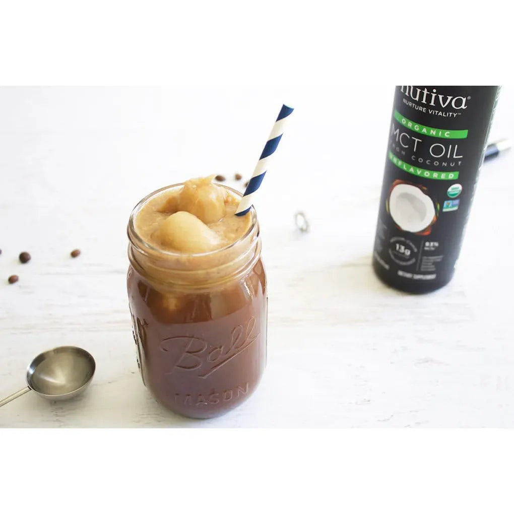 Aceite Mct Organico Nutiva 1 Galon Sin Omg C8 C10 Dieta Cetogenica