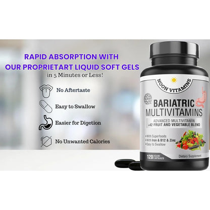 Multivitamínico Bariátrico Con Hierro Energía Y Recuperación 42 Superalimentos