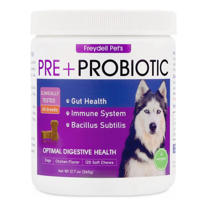 Probióticos Para Perros FREYDELL Alivio Estomacal Golosinas Digestivas