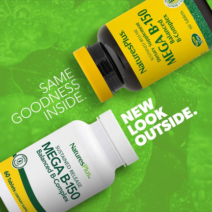 Complejo Vitamínico B150 Liberación Sostenida 60 Tabletas Potenciador De Energía Y Cerebro