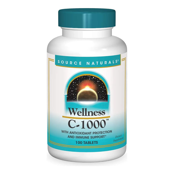 Vitamina C 1000mg Source Naturals 100 Comprimidos Refuerza Inmunidad Y Energia