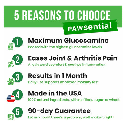 Golosinas Para Perros Con Glucosamina Y Condroitina Aceite De Pescado Omega 120Ct