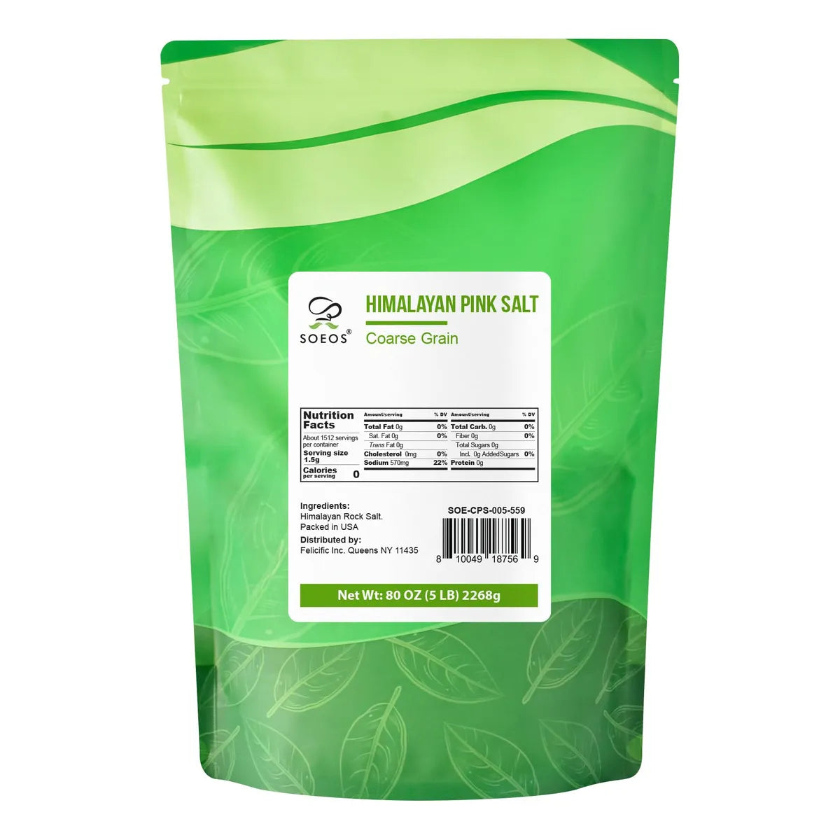 Sal Rosa Del Himalaya Gruesa 2 27 Kg Natural Sin Omg Kosher