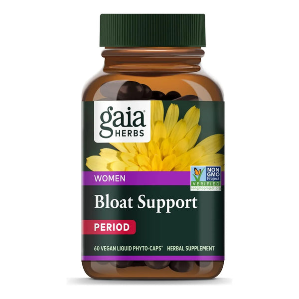 Gaia Herbs Bloat Support Suplemento Digestivo Con Diente De León 60 Cápsulas Veganas