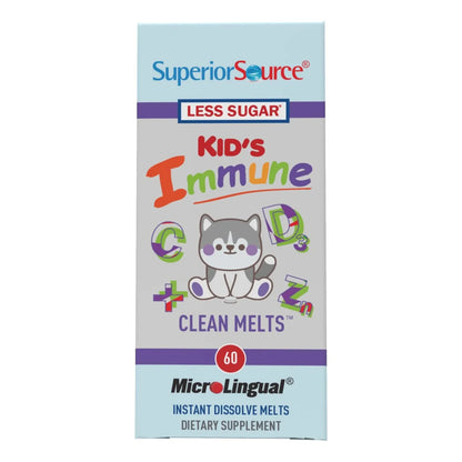 Tabletas Microlingües Kids Inmunidad Disolución Rápida 60 Unidades Con Zinc Y Vitamina C