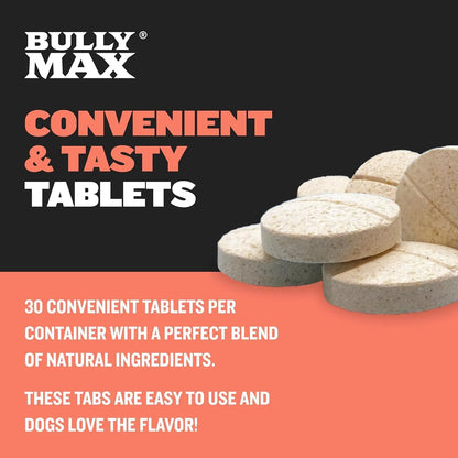 Tabletas Masticables Bully Max Vitaminas 2 En 1 Para Cachorros Desarrollo Y Crecimiento