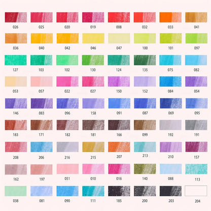 Juego De Lápices De Colores Kalour Premium 72 Piezas Colores Vibrantes Incluye Metálicos
