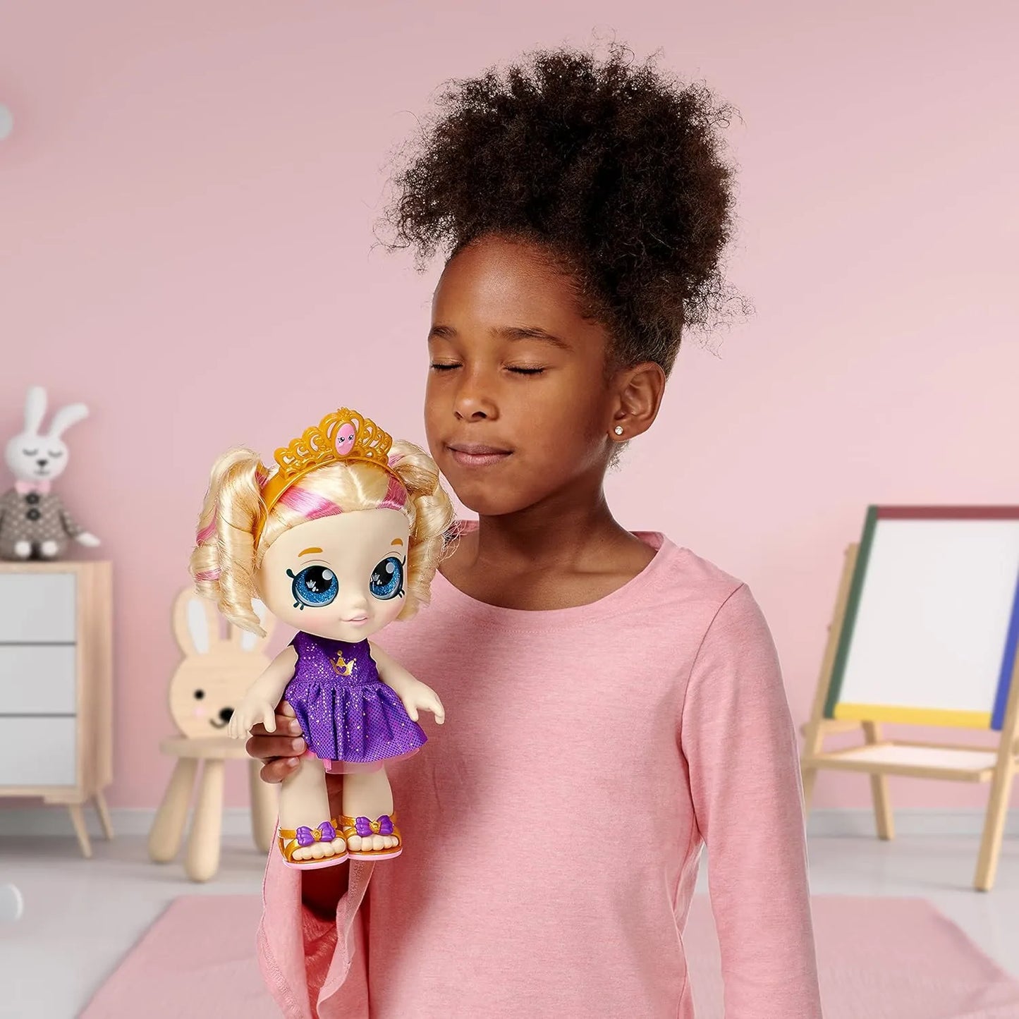 Muñeca Kindi Kids 25 Cm Con Aroma Y Tiara Juguete Preescolar Interactivo