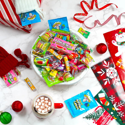 Dulces Ácidos Pack 4lbs Navideño Surtido Variado Para Fiestas Y Regalos