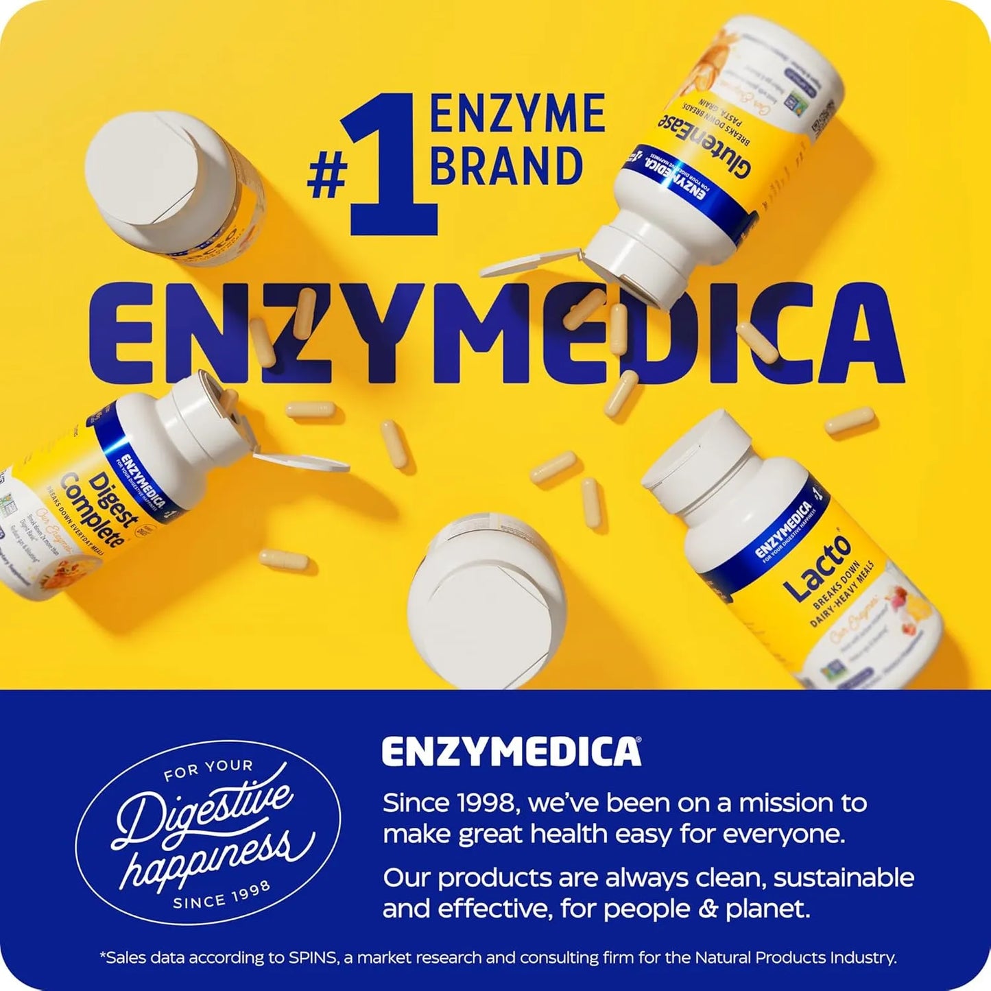 Soporte Enzimático Salud Cardiovascular 30 Cápsulas Enzymedica Natto-K