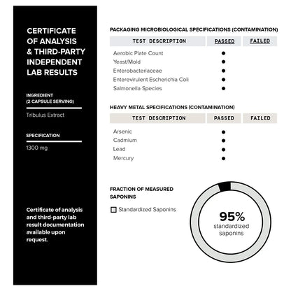Potenciador De Testosterona Natural Premium Para Hombres - 120 Cápsulas Efectivas - Imagen 7