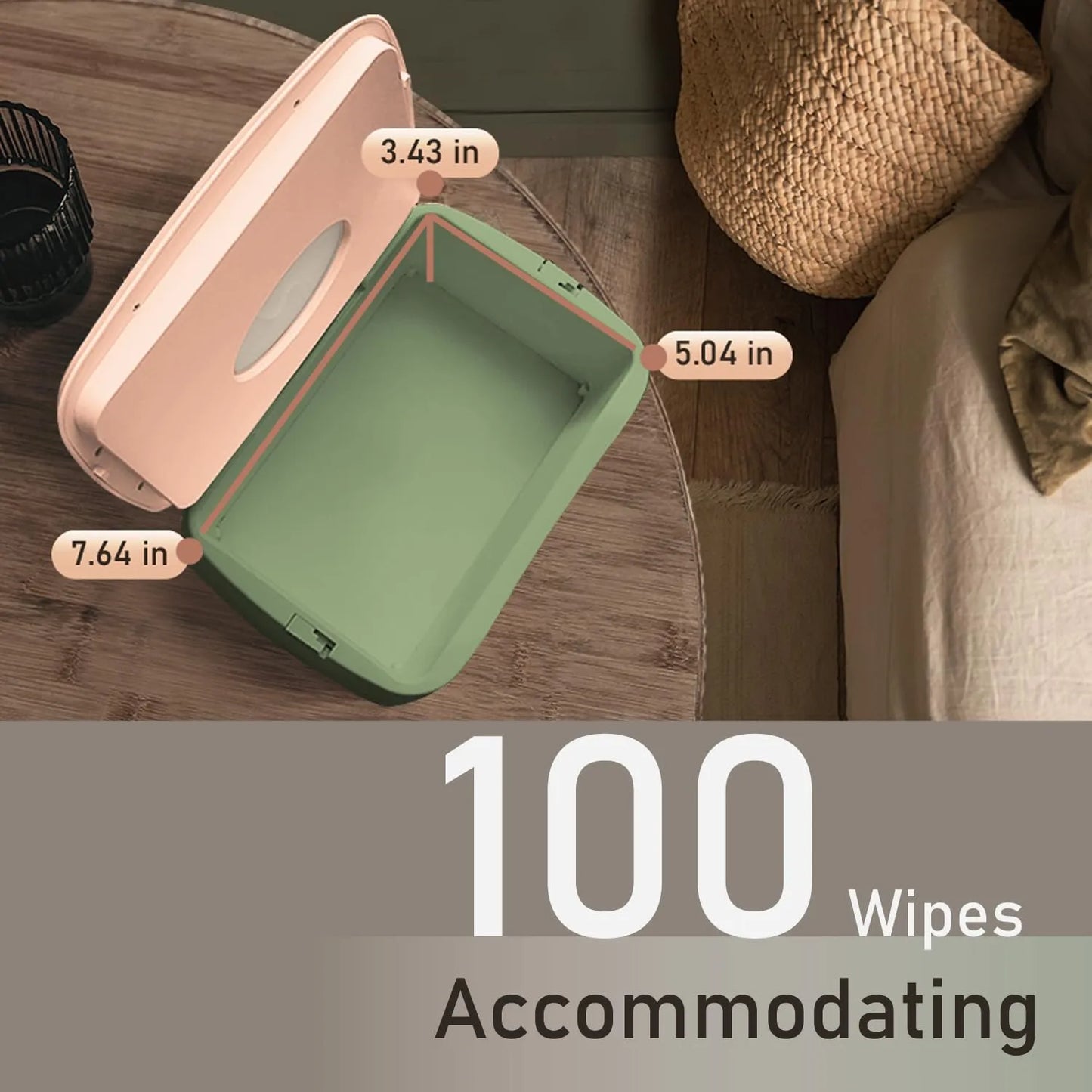 Calentador De Toallitas Húmedas Para Bebé Con Dispensador Y Soporte Temperatura Perfecta