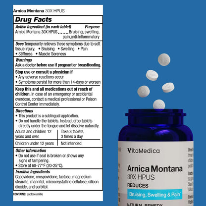 Arnica Montana 30X Bromelina Quercetina Suplemento Postoperatorio Natural