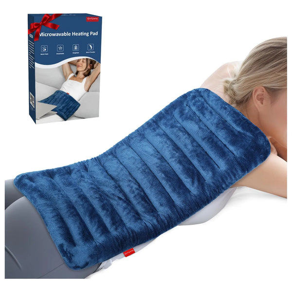 Almohadilla Termica Extragrande Para Microondas Alivia Dolor Espalda Cuello Hombros