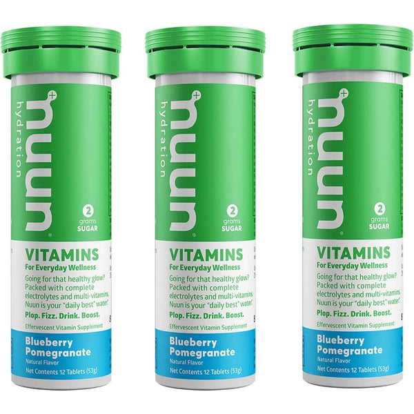 Tabletas Hidratantes Electrolitos Arándano Granada 48 Uni Hidratación Con Vitaminas