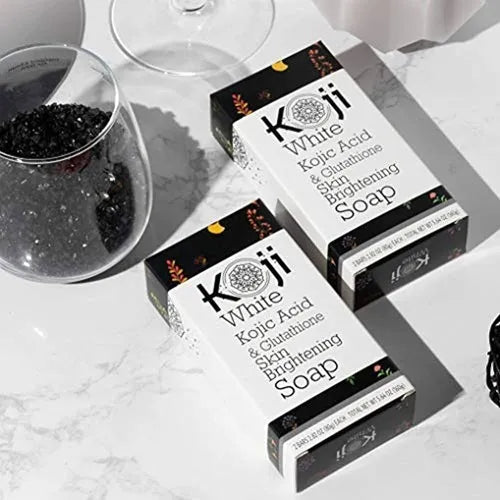 Jabon Aclarante Piel Acido Kojico Glutation Elimina Manchas Uniforma Tonos