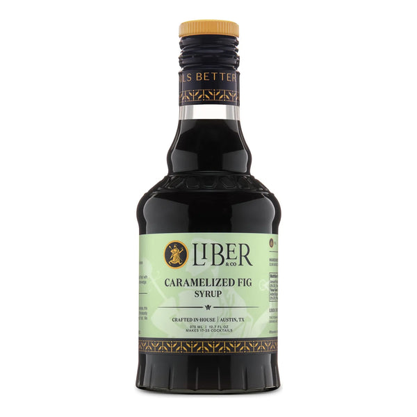 Jarabe De Higo Caramelizado Liber Co 360 Ml Sabor Premium Para Cócteles Y Postres