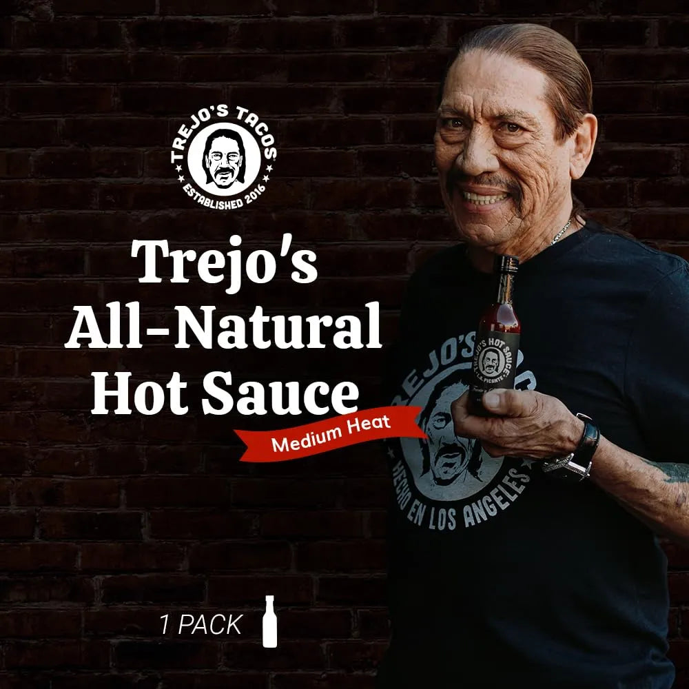 Salsa Picante Natural Trejos Tacos Mezcla Pimientos Fuego Medio Cero Calorias Sin Gluten