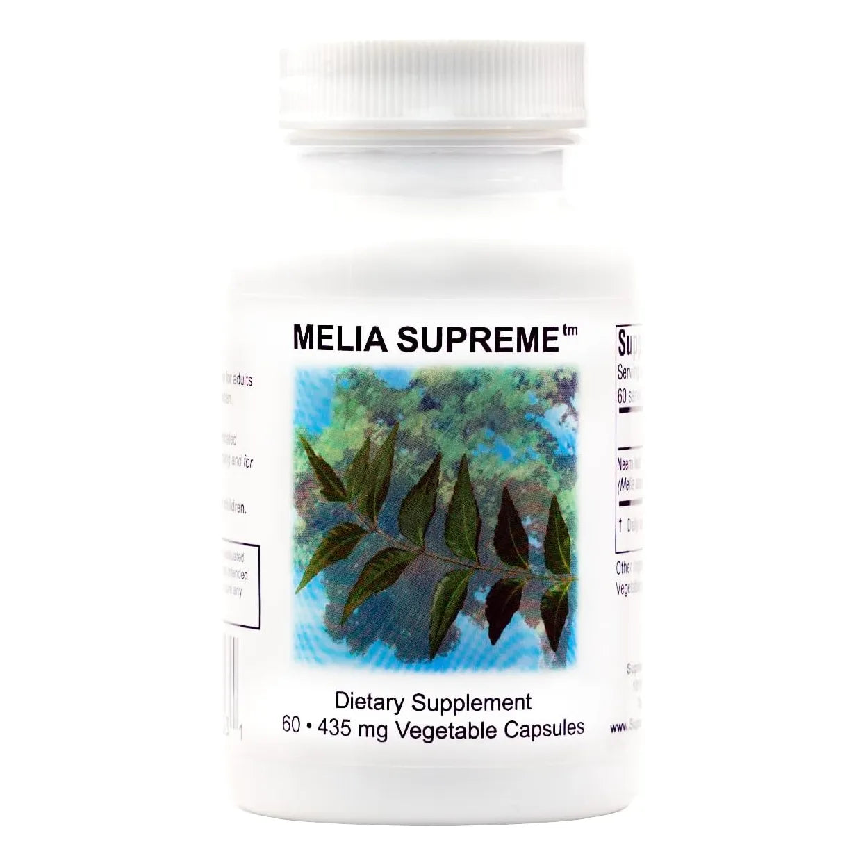 Melia Supreme 60 Capsulas Hoja De Neem Polvo Puro Supreme Nutrition