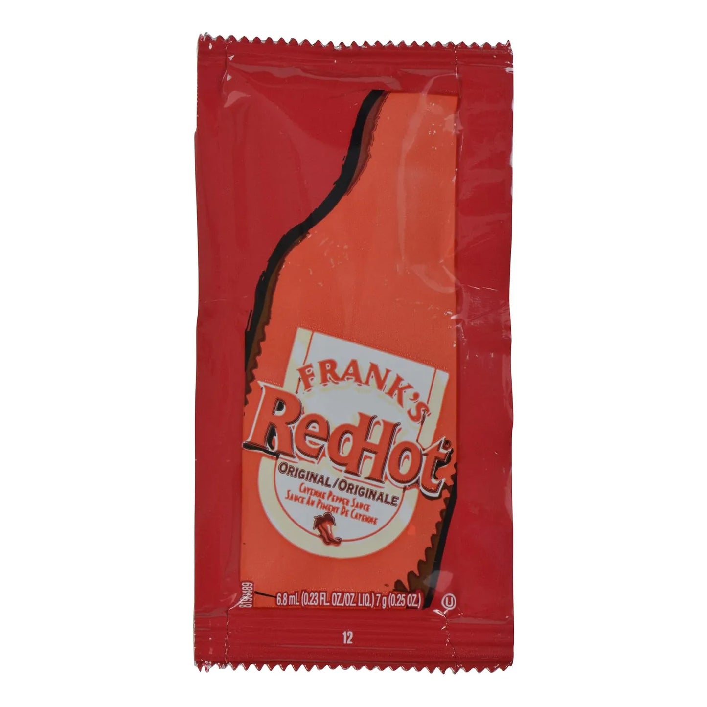 Salsa De Pimienta De Cayena Frank S 200 Porciones Individuales Sabor Original