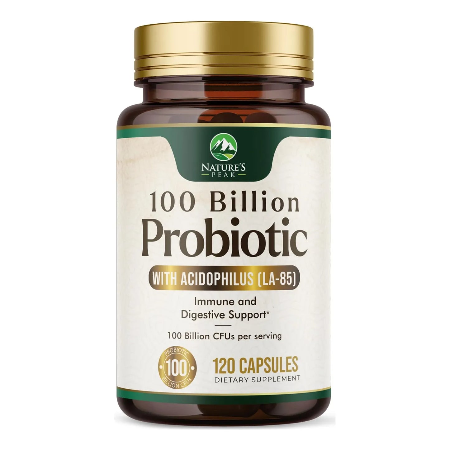 Probióticos 120 Mil Millones UFC Salud Digestiva y Vaginal Suplemento Natural