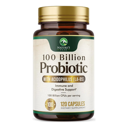 Probióticos 120 Mil Millones UFC Salud Digestiva y Vaginal Suplemento Natural